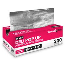 Folhas de alumínio XpressPak 200 unidades, pré-cortadas, 30 cm Folhas de alumínio XpressPak 200 unidades, pré-cortadas, 30 cm