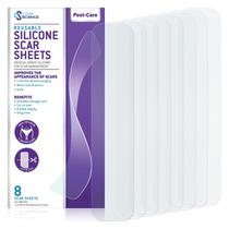 Folhas de cicatrizes de silicone Care Science C Section Recovery 8ct