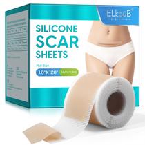 Folhas de cicatrizes de silicone ELBBUB Medical Grade 4 cm x 3 m Folhas de cicatrizes de silicone ELBBUB Medical Grade 4 cm x 3 m