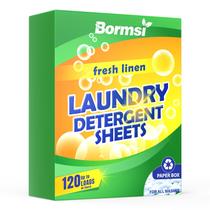 Folhas de detergente para roupa BORMSI Fresh Scent 120 Loads Folhas de detergente para roupa BORMSI Fresh Scent 120 Loads