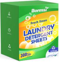 Folhas de detergente para roupa BORMSI Fresh Scent 300 Loads x150 Folhas de detergente para roupa BORMSI Fresh Scent 300 Loads x150