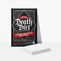 Folhas de detergente para roupa Death to Dirt 64 lavagens ecológicas