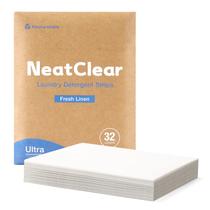 Folhas de detergente para roupa NeatClear Fresh Linen 32 lavagens