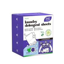 Folhas de detergente para roupa Soulink Lavender 240 Loads Folhas de detergente para roupa Soulink Lavender 240 Loads
