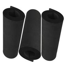 Folhas de espuma MEARCOOH, pacote com 3, Eva preta de 6 mm de espessura, 13,9 x 49 polegadas