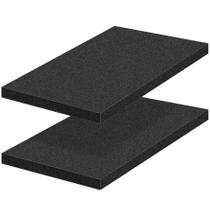 Folhas de espuma MYFAMIREA 16x12x2,5 cm pretas de alta densidade (2 unidades) Folhas de espuma MYFAMIREA 16x12x2,5 cm pretas de alta densidade (2 unidades)