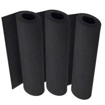 Folhas de espuma Roll MEARCOOH Black EVA 3 mm 35,3 x 150 cm, pacote com 3