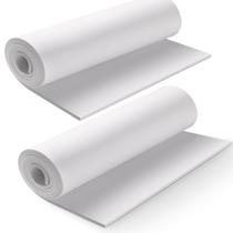 Folhas de espuma Roll MEARCOOH White EVA de 6 mm de espessura, 35 x 125 cm, pacote com 2