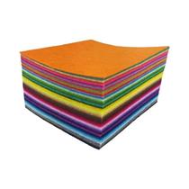 Folhas de Feltro Coloridas - 40 Peças para Artesanato Infantil DIY