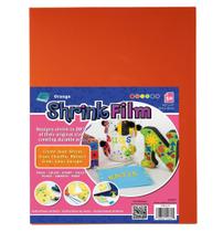 Folhas de filme retrátil Grafix 8,5 x 11", pacote com 30 unidades, branco fosco transparente
