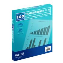 Folhas de impressora transparentes Samsill 100 Pack 8,5x11 Folhas de impressora transparentes Samsill 100 Pack 8,5x11