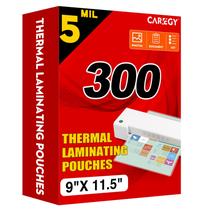 Folhas de laminação CAREGY 300, pacote de 5 mil para papel de 22 x 28 cm Folhas de laminação CAREGY 300, pacote de 5 mil para papel de 22 x 28 cm