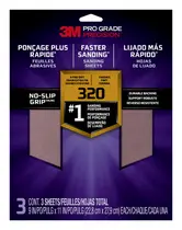 Folhas de lixa 3M SandBlaster Advanced 150 Grit, pacote com 4 Folhas de lixa 3M SandBlaster Advanced 150 Grit, pacote com 4