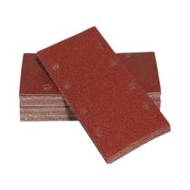 Folhas De Lixa Sortidas 93x185mm Com 8 Furos, Lixadeira Retangular Com Gancho E Laço Para Polimento