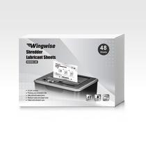 Folhas de lubrificante para triturador Wingwise, pacote com 48, 8,5 x 6 polegadas