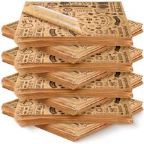 Folhas de papel de cera Outus 600 unidades, 30 x 30 cm, resistentes a graxa