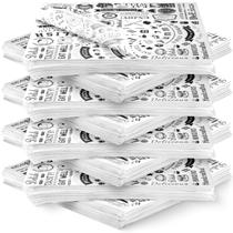 Folhas de papel de cera Outus 600 unidades, 30 x 30 cm, resistentes a graxa