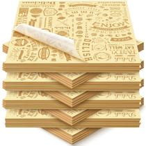 Folhas de papel de cera Outus 600 unidades, 30 x 30 cm, resistentes a graxa