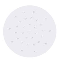 Folhas de papel Patty BGTOOL para prensa de hambúrguer de 12,7 cm (400 unidades)