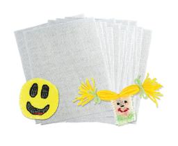 Folhas de Papel Tela Roylco 18x26 cm Ecológicas para Artesanato