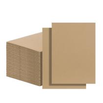 Folhas de papelão ondulado, pacote FARRAY 100, 13x18 cm, 1,8 mm