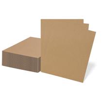 Folhas de papelão ondulado RLAVBL 8x10in, pacote com 50