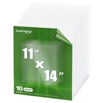 Folhas de PET/acrílico EASBriight, pacote com 10, 11 x 14 polegadas e 1 mm de espessura
