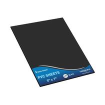 Folhas de plástico: PVC expandido de mega formato, 5x7 polegadas e 3 mm de espessura, preto Folhas de plástico: PVC expandido de mega formato, 5x7 polegadas e 3 mm de espessura, preto