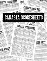 Folhas de pontuação Canasta Card Game Scoring Pad 100 páginas