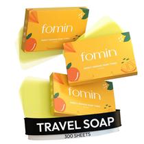Folhas de sabão FOMIN Antibacterianas para lavar as mãos 300 folhas