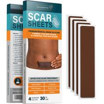 Folhas de silicone para cicatrizes NUVADERMIS Extra Long Medical Grade