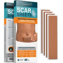 Folhas de silicone para cicatrizes NUVADERMIS extra longas para cesariana