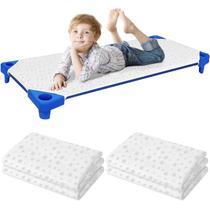 Folhas de tapete de soneca Peryiter, 4 peças, 60 x 130 cm, padrão estelar