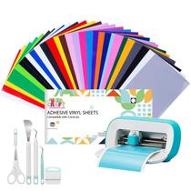 Folhas de vinil UCEC, pacote 35, adesivos e ferramentas de 5,5 x 12"