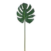 Folhas Decorativas Permanentes - Costela de Adão 88cm Verde - 1 Haste