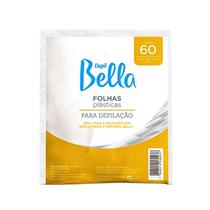 Folhas Depil Bella Plásticas Para Depilação 60 unidades Folhas Depil Bella Plásticas Para Depilação 60 unidades