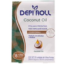 Folhas Depilatórias DepiRoll Spa Care - Óleo de Coco