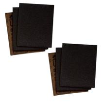 Folhas Lixa Dágua 3m Grão 220 Lixamento Úmido Uso Geral 4 Folhas Lixa Dágua 3m Grão 220 Lixamento Úmido Uso Geral 4