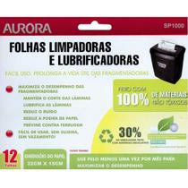 Folhas Lubrificadoras para Fragmentadora 12 Folhas - Aurora