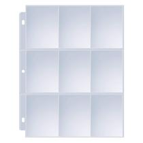 Folhas para Cartas Sooez 36 Unidades Dupla Face 9 Bolsos Folhas para Cartas Sooez 36 Unidades Dupla Face 9 Bolsos