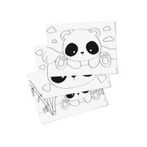 Folhas para Colorir Festa Panda - Cromus - Rizzo Festas