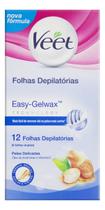 Folhas Para Depilação Corporal Peles Delicadas Veet 12 Unidades Pernas, Braços, Axilas E Virília Folhas Para Depilação Corporal Peles Delicadas Veet 12 Unidades Pernas, Braços, Axilas E Virília