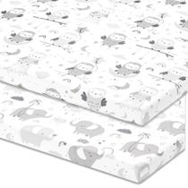 Folhas para Moisés 4moms Breeze Plus (Modelo 1045) - Algodão 100% Jersey - Pacote com 2