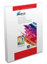 Folhas para Plastificação Wrapsure Tamanho Carta 23x29cm Pacote com 50 Unidades 10 Mil Folhas para Plastificação Wrapsure Tamanho Carta 23x29cm Pacote com 50 Unidades 10 Mil