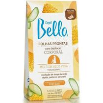 Folhas Prontas Corporal Depil Bella Mel e Aloe Vera C/16