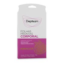 Folhas Prontas Corporal Depilsam Maracujá 10 Pares