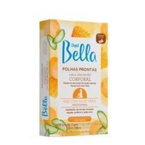 Folhas Prontas Depil Bella Para Depilação Corporal Mel com Aloe Vera 16Uni Folhas Prontas Depil Bella Para Depilação Corporal Mel com Aloe Vera 16Uni