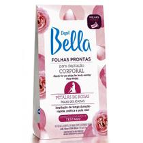 Folhas Prontas Depilação Corporal Depil Bella 16un Pétalas de Rosas