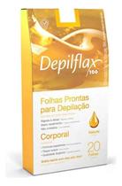 Folhas Prontas Depilação Corporal Depilflax 20un