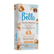 Folhas Prontas Depilação Facial Óleo Argan Depil Bella 16fls